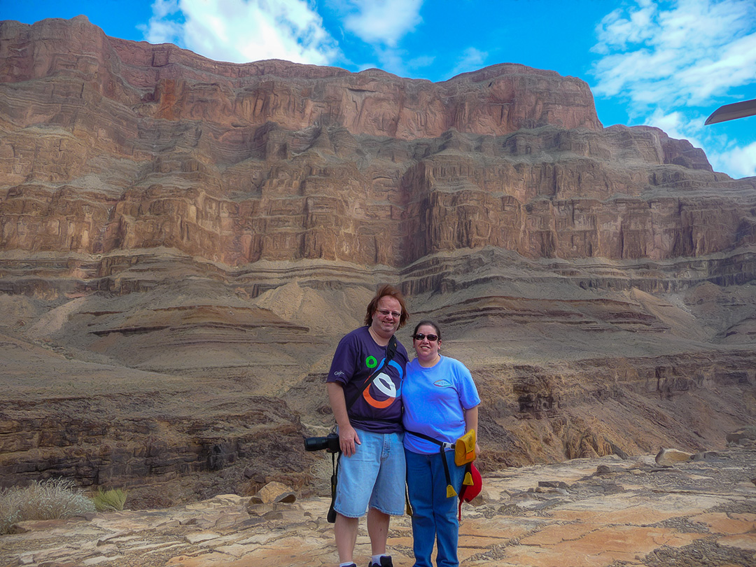 Shannon and Sheree at the Grand Canyon